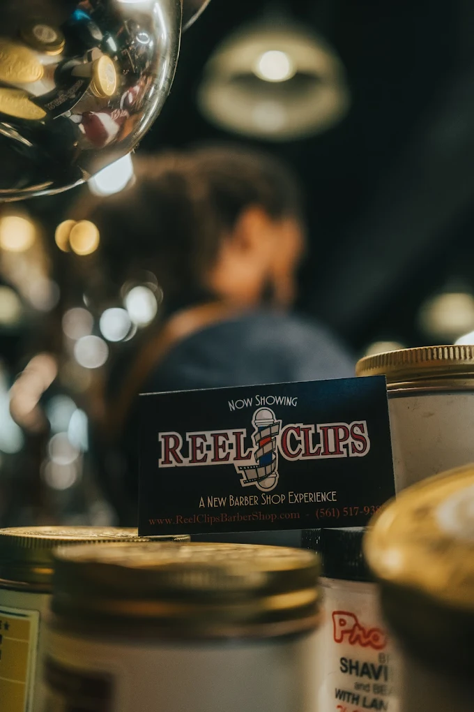Reel Clips Barbershop Professional Products and Branding